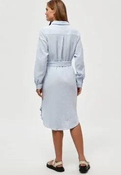 Minus Mavina - Blousejurk - Ibiza Blue -Minus Winkel f7de787b45d047f5a540bb0dc37cea47