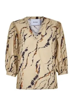 Minus Luvana- Blouse - Wood Smoke Graphic Print -Minus Winkel f831a875b7ba4338aa29422960d6bfb6
