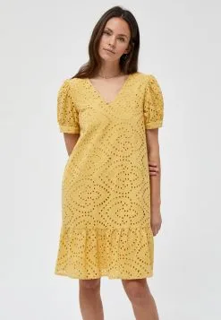 Minus Vilma- Jurk - Cornbutter