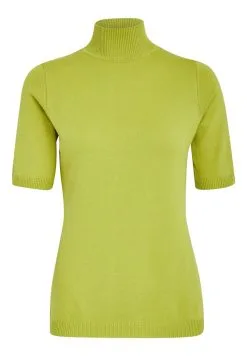 Minus Lima Roll Neck - T-Shirt Basic - Bright Lime -Minus Winkel f84bed61c9d24196aa23544dc60e039f
