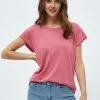 Minus Carlina- T-Shirt Basic - Pink Flamingo Lurex