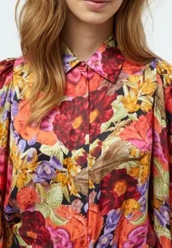 Minus Joselyn- Overhemdblouse - Power Red Flower Print -Minus Winkel f959df33a8794d4781e73292162d0388