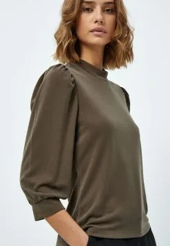 Minus Helene - Longsleeve - Slate Brown -Minus Winkel f99ce351ed504d36a82fdb53ae4a8a2b