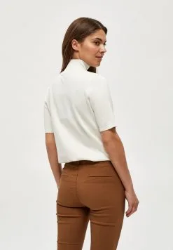 Minus Lima Roll Neck - T-Shirt Basic - Broken White -Minus Winkel fa5d4406ffbf4a508122dde7aeef9843