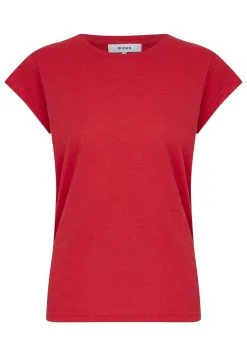 Minus Leti Tee - T-Shirt Basic - Lava Red -Minus Winkel fc119455a8b54df5bcf91d1dfc913c6b
