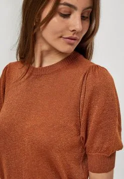 Minus Liva - T-Shirt Basic - Burned Hazel Lurex 9 Minus Liva - T-Shirt Basic - Burned Hazel Lurex -Minus Winkel fe138c4a598845adb730fdeed975aea7