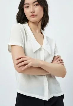 Minus Elissa - Overhemdblouse - Cloud Dancer -Minus Winkel fef6b064abb3441c8a82ba7d93c969b5